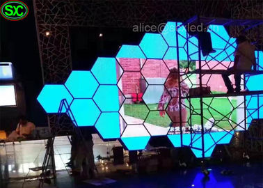 P3.9 Shape Video Curtain LED Display screen for Advertising , High Resolution