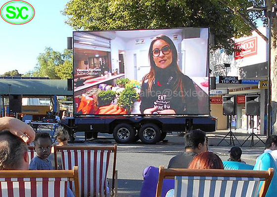 Good price HD P4 Advertising Mobile Truck Mount Led Display Digital Billboard Waterproof online