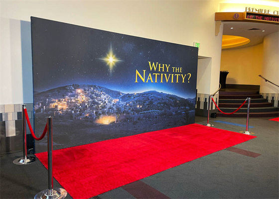 Indoor Outdoor P5 Full Color LED Video Wall 5mm Pixel Pitch 1500cd/M2 Brightness