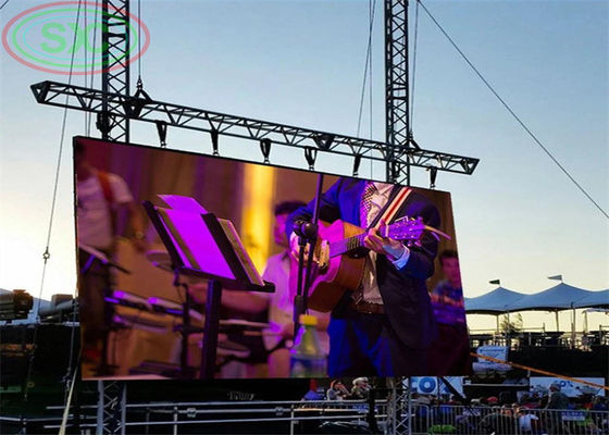 Quality SMD  P3.91mm Rental LED Display Stage background 14-16bit Grayscale 30000H MTBF factory