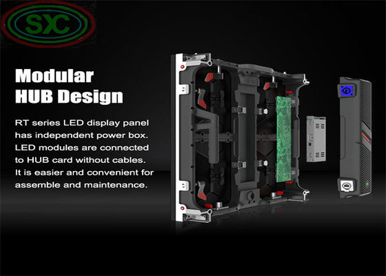 Rental LED Display with High Brightness and 3.91 Pixel Pitch Suitable for Indoor Events and Advertising Solutions