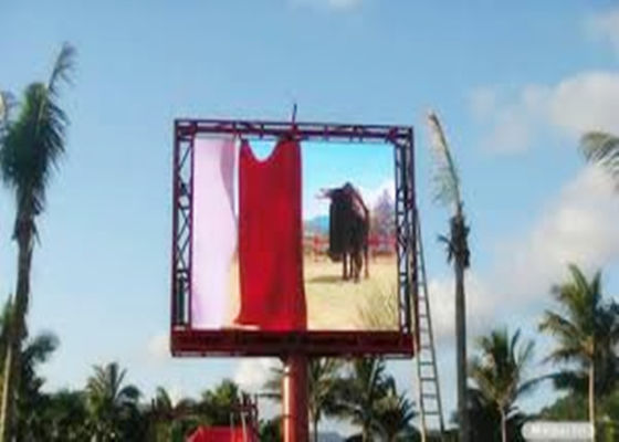 Good price Outdoor Full Color 5000cd / ㎡ Brightness 960*960mm Cabinet Size P8 LED Advertising Billboard online