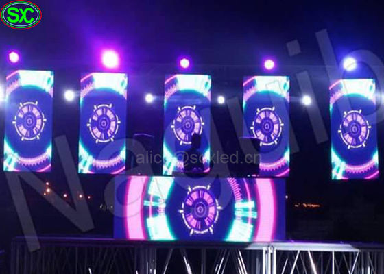Good price Bar Stage DJ 1R1G1B Video 3d led screen Display P5 waterproof in 3G Magic online
