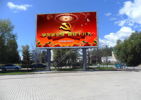 P10 Outdoor Waterproof Full Color LED Billboard 10mm Pitch 5000cd/M2 Brightness