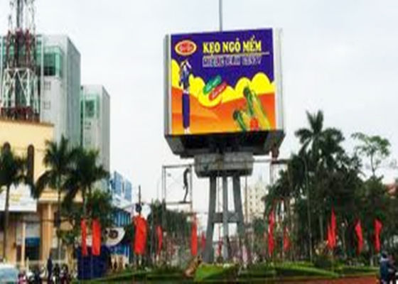 P10 Full Color Outdoor LED Billboard 10mm Pixel IP65 Waterproof