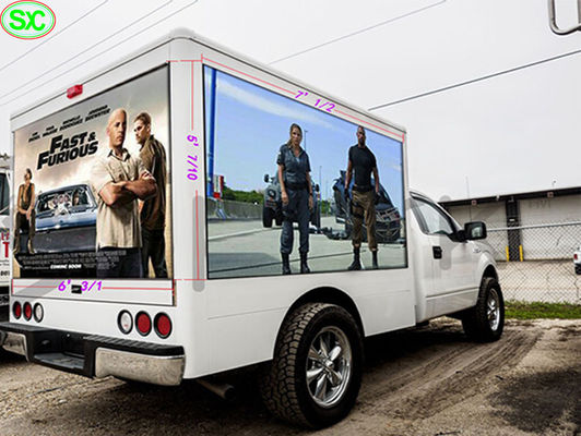 Good price P5 RGB Video Mobile Truck LED Display , Truck  Advertising LED Screen 3G WIFI online