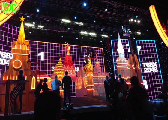 Good price P3.9mm / P4.81mm portable Indoor Advertising LED Display rental for concert online