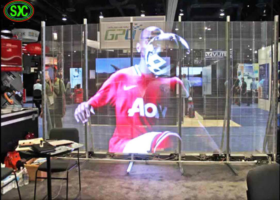 Good price Full Color Transparent Led Screen For Window Advertising , Glass Display Screen online