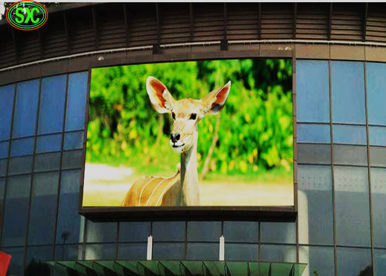 Good price Exterior full color p8 LED iron cabinets fix installation 1024mmX1024mm advertising led display online