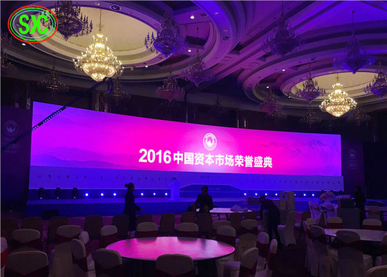 Good price Advertising Stage background LED Display Screen P4 Indoor Led Module , CE ROHS Approval online