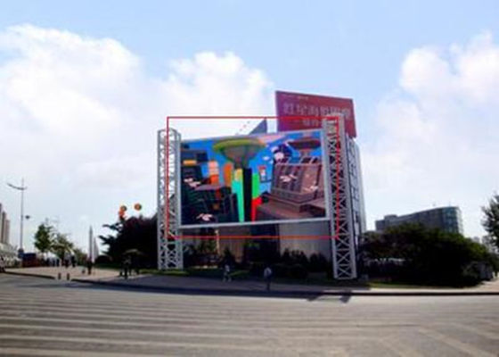Good price SMD IP65 Outdoor Full Color Building Advertising LED Billboard For Hospitility High Way online