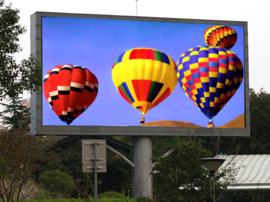Good price Die-Cast Aluminum Screen Billboard DIP P16 LED Information Display 1R1G1B 256x256mm Module Size online