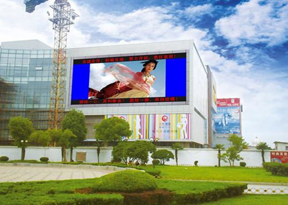 Good price Thin Wifi Outdoor Full Color Led Video Panel Sign / Outdoor Advertising Led Display online