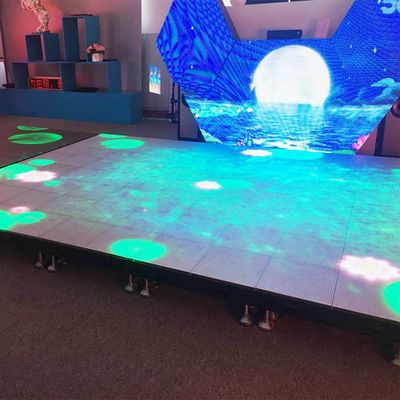 Good price RGB Glowing LED Dance Floor Waterproof Rating LSN/NoVa Control System0 online