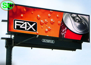 Full Color P10 Electronic Outdoor Advertising LED Display Screen High Brightness