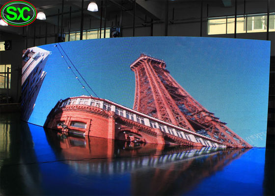 Good price RGB Full Color P10mm TV Advertising Outdoor Video Curve LED Sign Display online