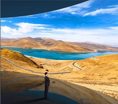 Good price Super Hot Selling HD GOB Waterproof Small Pixel Curved Advertising Screen Stage background online