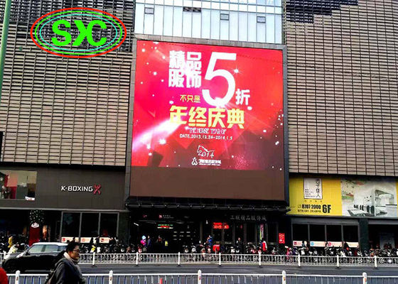Good price P10 Outdoor Led Display Screen Energy Saving Digital LED Boards Free Standing 960mm*960mm online