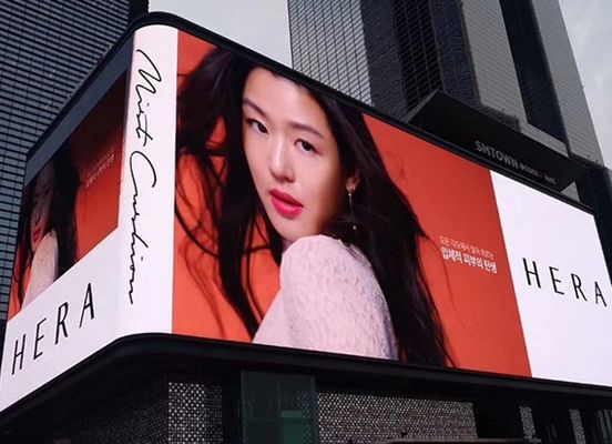 Good price Arc RGB Advertising LED Screen P4.81 Outdoor Waterproof HD IP65 Die-Casting Aluminum Case online