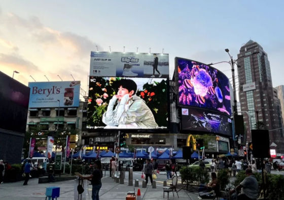 P4 High Brightness Outdoor Full Color LED Die-Cast Aluminum Three Years Warranty