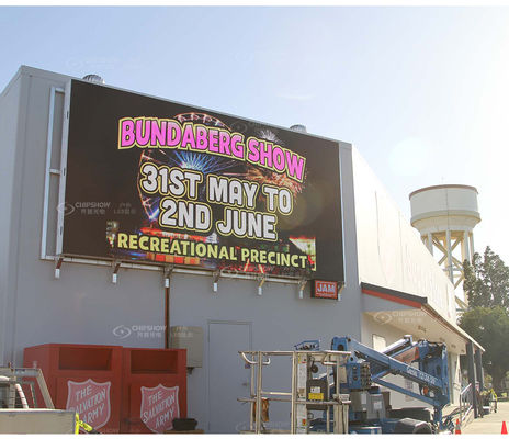 P10 Outdoor Full Color LED Display 10mm Pixel Pitch IP65 Waterproof