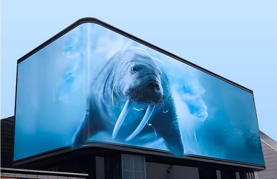 Good price P2.5 p2.6 P3.91 Flexible Film Group 3D Advertising Screen LED Display Board Iron Cabinet/Steel Cabinet online