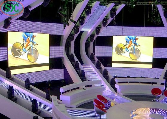 High Definition Full Color SMD P3.91 Advertising LED Video Display 250*250mm Module Size