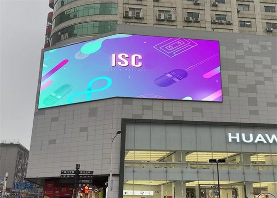Outdoor Full Color Led Screen P6 Display Panel Rear Service Customized Fixed Advertising Billboard