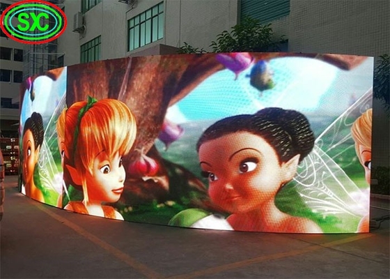 Mtbf 5000 Hours Aluminum Fixed Led Display with 192*192mm Module Size and Durable Cabinet Material