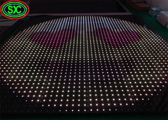 RGB Indoor Full Color LED Dance Floor Screen 4.81mm Pixel SMD3535 500x500mm