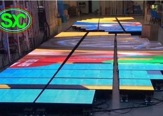 Good price P3.91 Indoor Full Color LED Lighting Dance Floor 250*250mm LED Module 65410 Points/Square Meter online