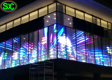 Outdoor Full Color Transparent LED Screen SMD 3in1 P6.25 Seamless