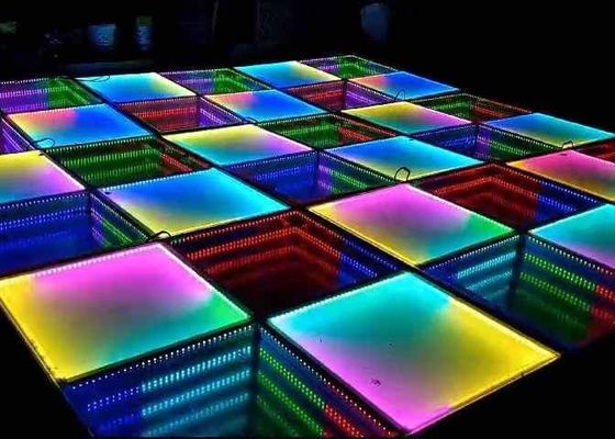 Good price P2.5 Full Color Video Dance Floor, SMD Luminous Floor Tiles 1/32 Scan 160*160mm Module online