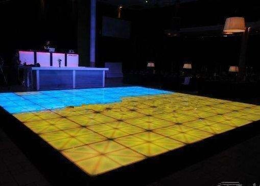 Customer Label LED Dance Floor with Glowing Lighting Effect and DMX512 Control System