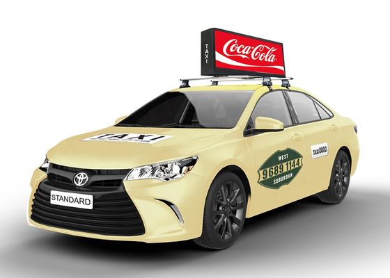 Good price Cab Screens Automotive LED Signage Displays Low Cost, Vivid Taxi Roof LED Displays online