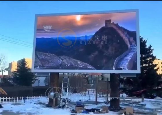 Good price Outdoor Full Color Waterproof LED Display P10 Advertising Screen High Quality 1/4 Scan Mode online