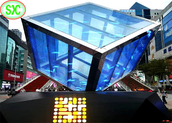 Good price LED P7.8125 Mm Transparent Video Display Full Color For Outdoor Advertising online