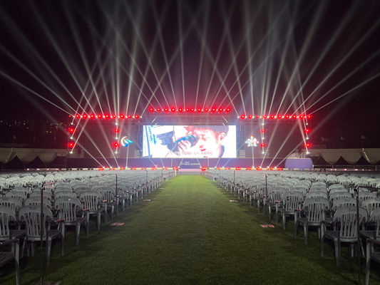 Outdoor P10 LED Display Advertising Screen Fixed Installation 1/2 Scam 8000mcd