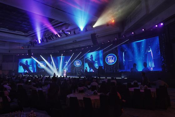Good price P3 led advertising board 4K HD led board indoor led video wall P3 unit 576x576mm,Novastar system，1200cd brightness,3840hz refresh rate online