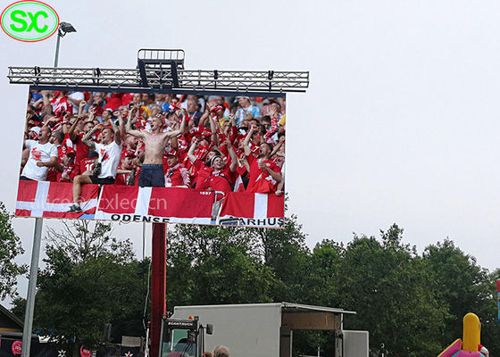 Good price P6 Outdoor Hanging Slim Flexible Soccer LED display with Waterproof online