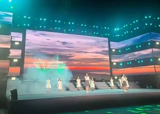 Good price Concert Stage Rental Die-Cast Aluminum Indoor Full-Color LED Display P5 HD Large Screen High Resolution online
