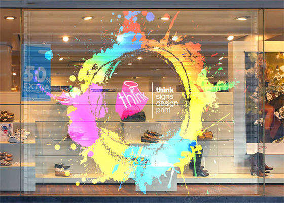 Transparent LED Screen SMD2121 Average No Failure 1000hours Transparent Advertising Display