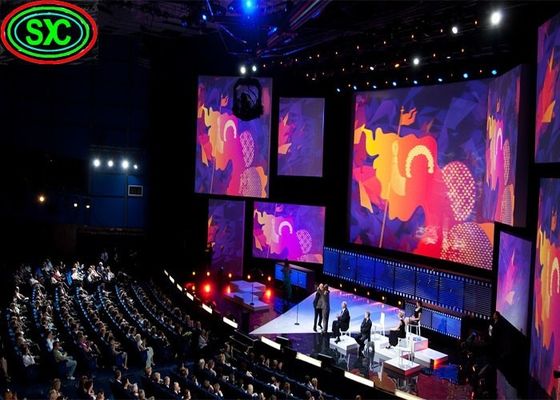 Good price Rental Screen Module Curved P3.91 P4.81 Indoor Full Color LED Display 500*1000mm Aluminum Housing online