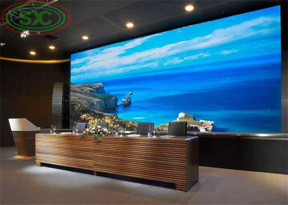 P4 Full Color Indoor LED Video Wall Screen 80*40 Module Resolution Advertising Billboards