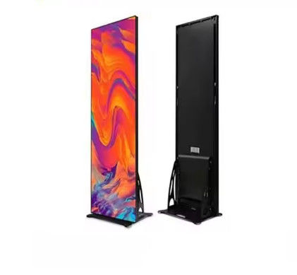 Good price P2.5 P2.6 Portable Sign Board Street LED Poster Screen Full Color Epistar LED Chip SMD1515 online