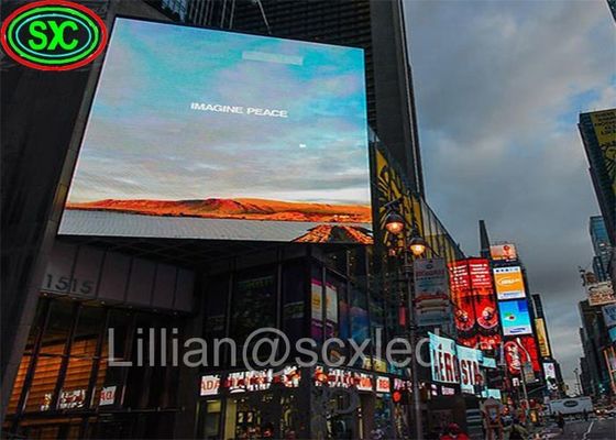 P4 Outdoor Advertising Full Color LED Poster Screen Iron/Steel Housing