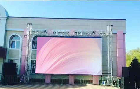 Good price Outdoor Usage Ultra Slim Steel Cabinets P8 LED Rental Billboards with 8500 Nits Brightness and 15625 Dots/sqm Pixel Density online