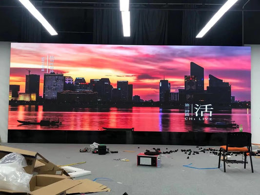 P1.25 Freestanding Indoor Full Color LED Rental Screen Steel Cabinet Material