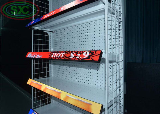 Exquisite LED sign small pixel pitch X1.876 shelf LED display LED strip for shops or supermarket