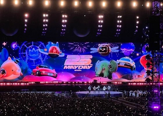 Good price P6  Full Color Large Stage LED Display Advertising LED Billboards stadium led display screen online